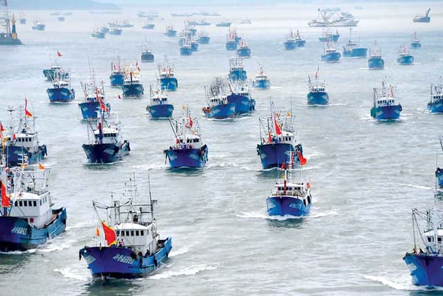 Elements of China’s tactics of maritime presence
