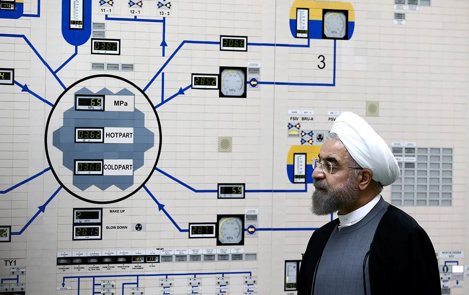 President Hassan Rouhani visited the Bushehr nuclear power plant in January.