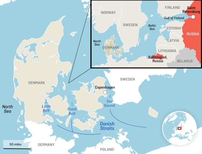 Географія Данських проток